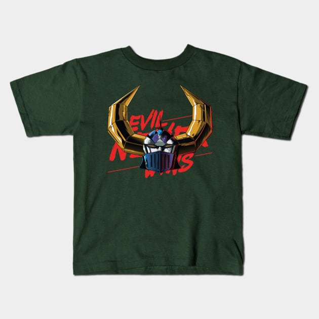 Super Classic Mechas 04 Gaiking Kids T-Shirt by Evil Never Wins